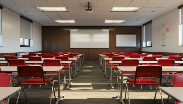 azink86_An_empty_Scandinavian_style_classroom_with_desks_and_re_ba210291-8ad0-4972-947b-85746a1cc1e2